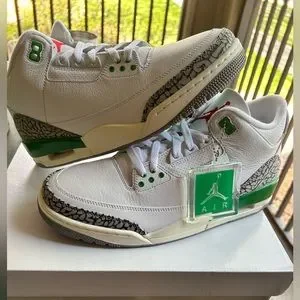 Jordan | Shoes | Jordan 3 Retrolucky Green 223 Womens 0mens  display picture 1